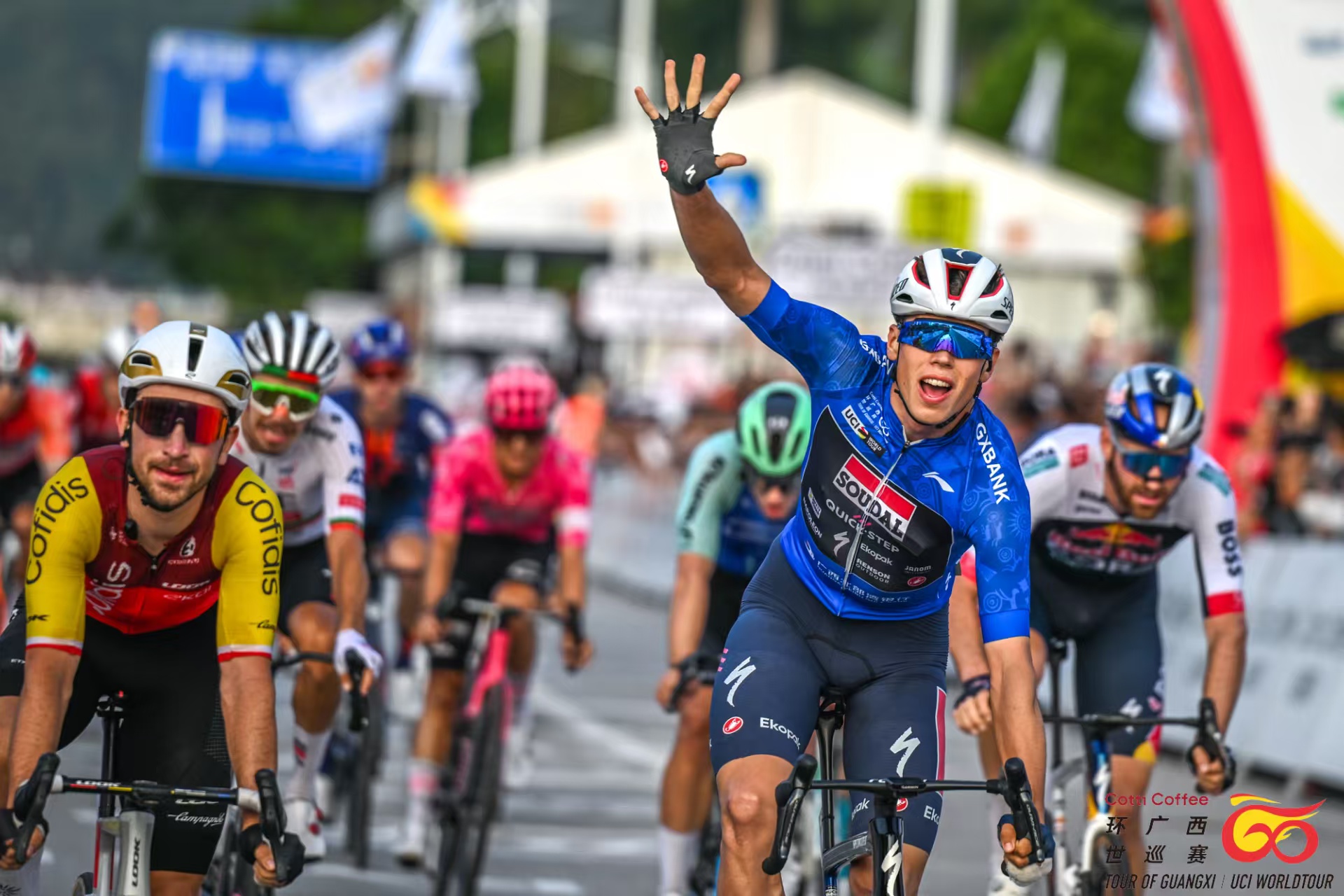 Una vittoria in rimonta, un trionfo al Tour del Guangxi